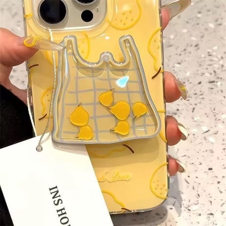 K22790 Koreanゆらゆら洋梨バッグのiPhoneケース