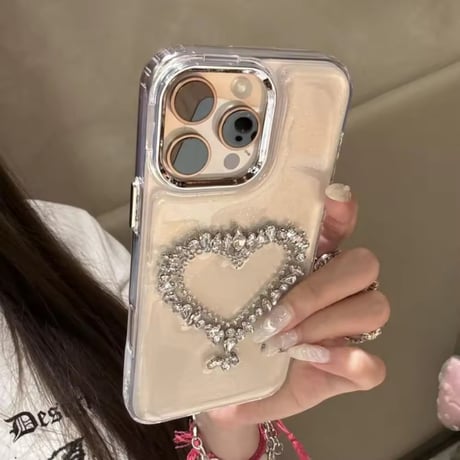 L62266 ジュエリーハート iPhoneケース