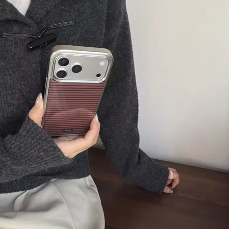 S75217 ミニマルストライプ iPhoneケース