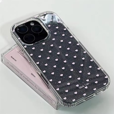 L62183 きらきらハートiPhoneケース