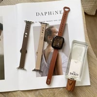 N00045 シンプルステッチ Apple Watchレザーベルト
