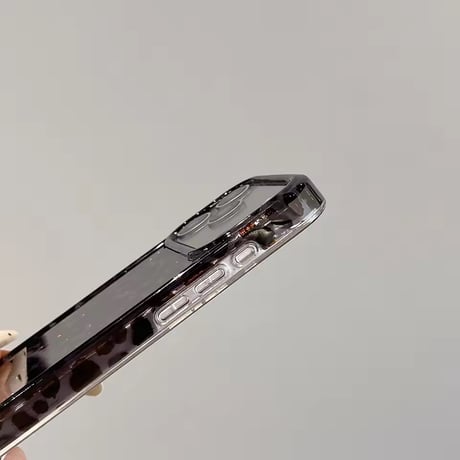 S75645キラめきアニマルグリッターiPhoneケース