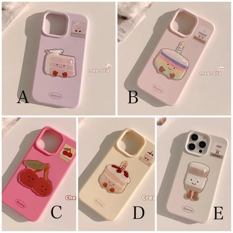 S74344 ゆるカフェスイーツ iPhoneケース
