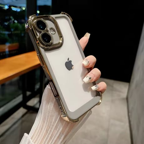 L62104 メタルエッジクリア iPhoneケース