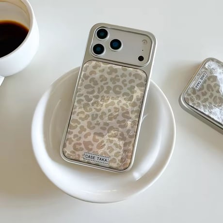 S75232 ニュアンスレオパード iPhoneケース