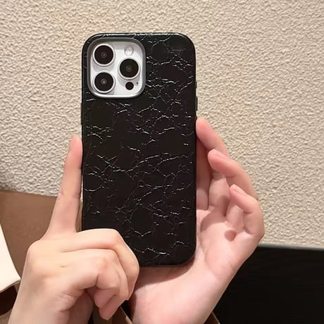 S74941 クラッシュレザー風 iPhoneケース