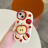 【即納商品】K22685 まんまるアップルスタンドiPhoneケース