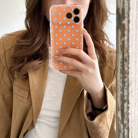 S75189 ポルカドット iPhoneケース