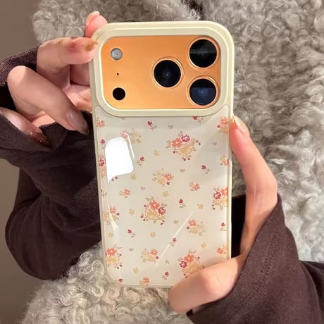 S75397 アンティークフラワー ミニブーケiPhoneケース