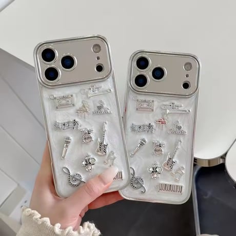 S75395 ミュージックチャームiPhoneケース