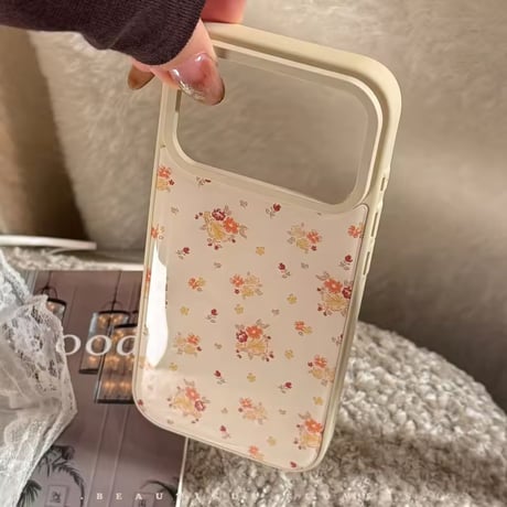 S75397 アンティークフラワー ミニブーケiPhoneケース