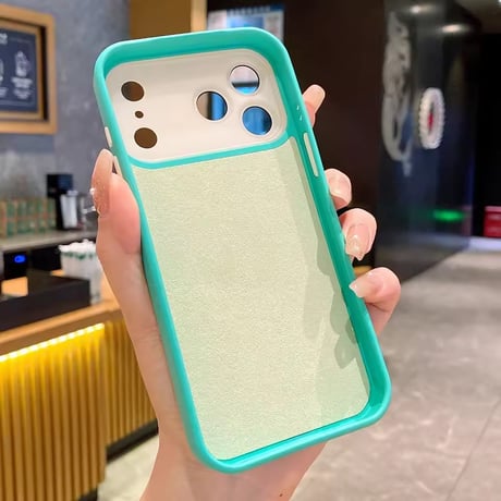 S75494 バイカラーパステルシリコンiPhoneケース