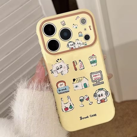 S75293 ゆるかわ日常イラスト iPhoneケース
