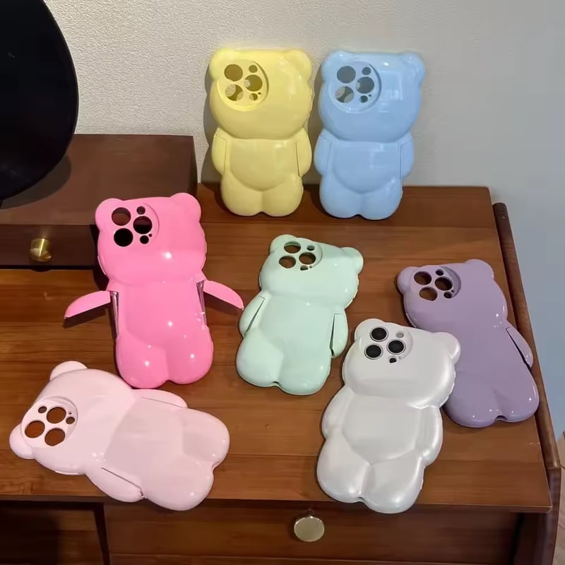 ★さっちゃん★GPSケース みてね BOTトーク GPSカバー GPSケース 楽天市場】【新発売】くま柄 合皮ピンク / ベージュくまちゃん 手提げ・レッスンバッグ・入園グッズ