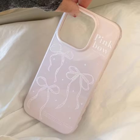 S75002 ピンクリボン iPhoneケース
