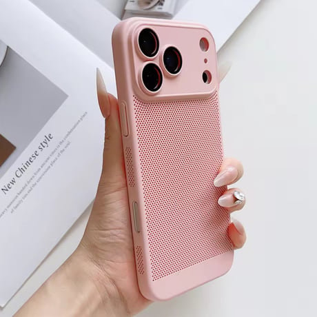 S75089 さらっとメッシュのシンプルiPhoneケース