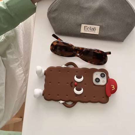 S75396 にこにこビスケット 立体iPhoneケース