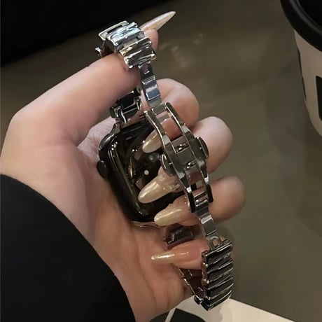 N00186 スリムメタル Apple Watchベルト