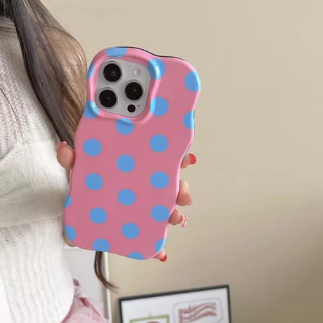 S74920 カラフルドット ポップ iPhoneケース