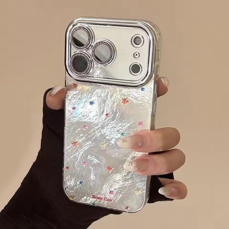 S75577 カラフルスターダスト iPhoneケース