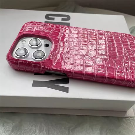 S74962 エレガントクロコ調 iPhoneケース