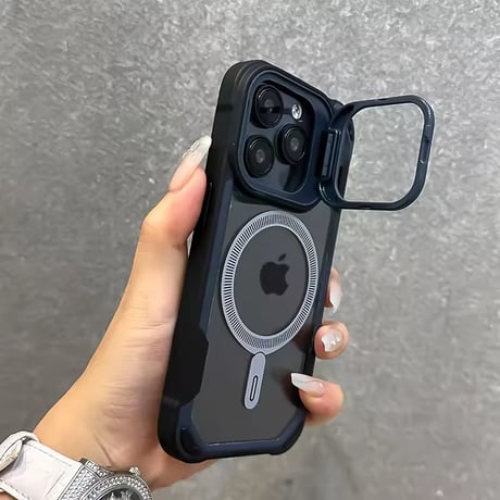 K22935 カメラカバー付き カラーフレーム MagSafe対応 iPhoneケース