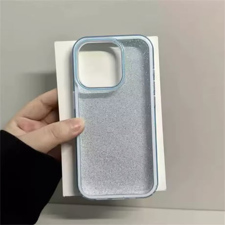 L62121 Twinkle Glitter Frame iPhoneケース