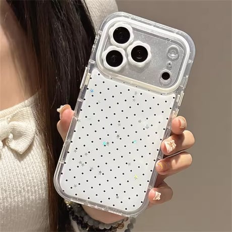 S75345 きらめきスター×ドットiPhoneケース
