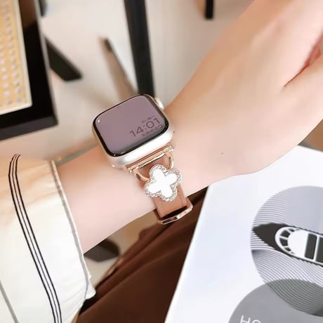 N00165 フラワーモチーフのApple Watchベルト