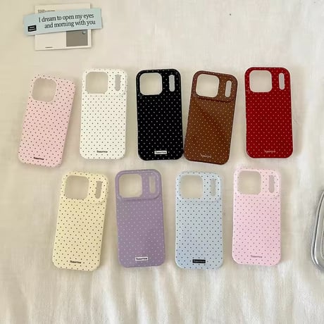 S75408 ミニドットカラーiPhoneケース