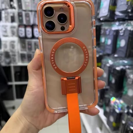 K22606 MagSafe対応 3WAYストラップクリア iPhoneケース