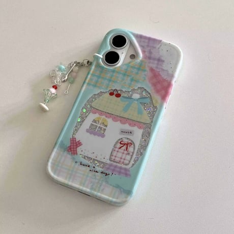 K22679 チェリースイートハウス iPhoneケース