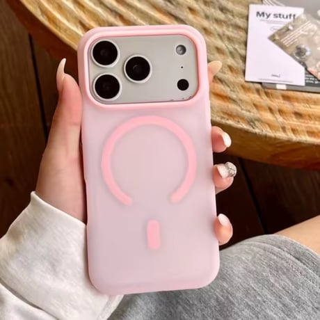 S75426 ふんわりマットカラー MagSafe対応iPhoneケース