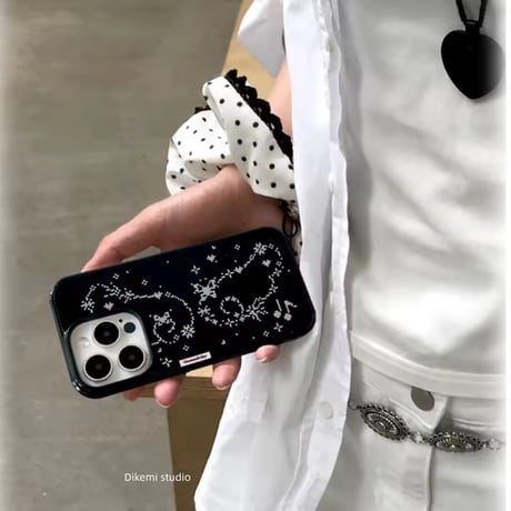 S75550 ドットアニマルのレトロポップiPhoneケース