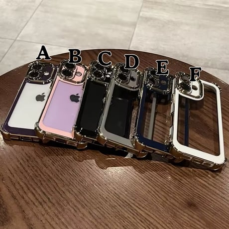 L62104 メタルエッジクリア iPhoneケース