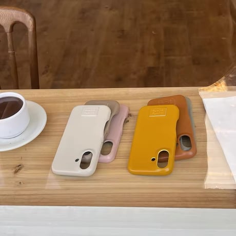 S74308 しっとりマットのワンカラーiPhoneケース