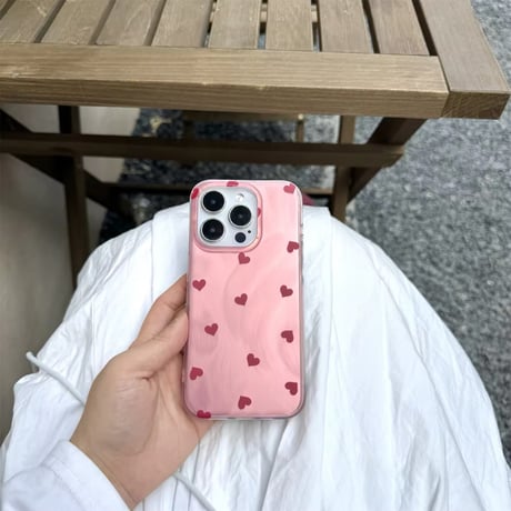 S74596 うるつやハートのきらめきiPhoneケース
