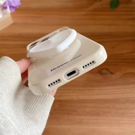 K23121 パステルハートグリップ iPhoneケース