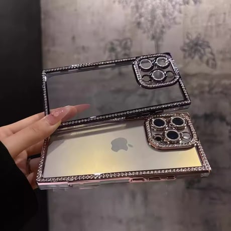 L62154 ジュエルエッジミラーiPhoneケース