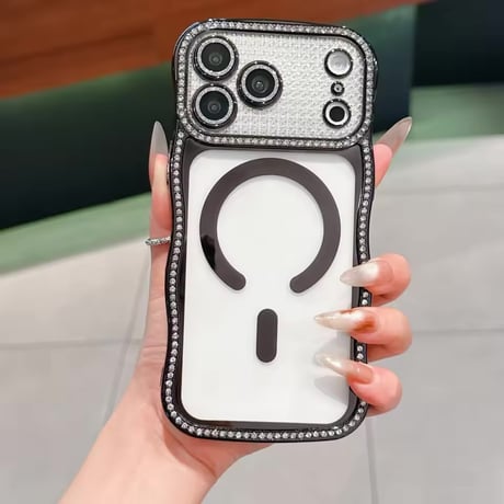 L62422 ジュエルフレーム MagSafe対応iPhoneケース