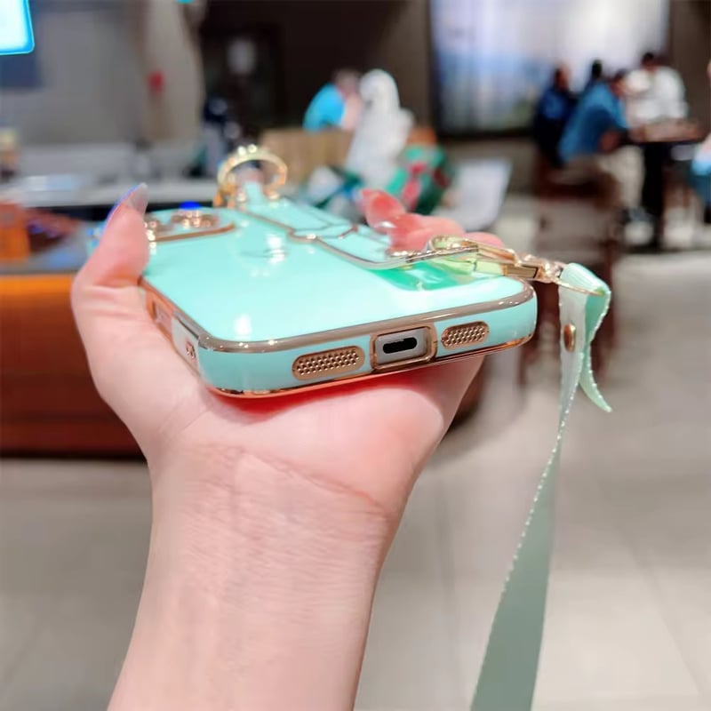 K22771 ハートショルダー付きiPhoneケース | nanomita