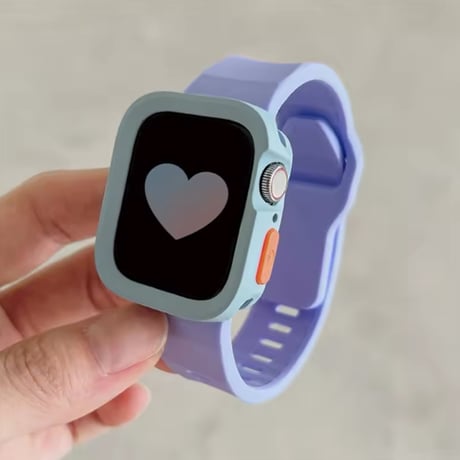N00154 カラフルシリコン Apple Watchケースバンド