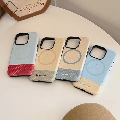 S75066 ドットラインデザイン MagSafe対応 iPhoneケース