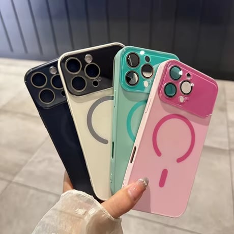 S74593 ツートンカラー MagSafe対応 iPhoneケース