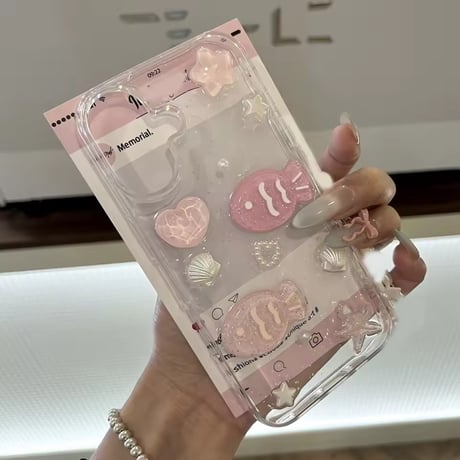 L62301 きらめきマリンフィッシュ iPhoneケース