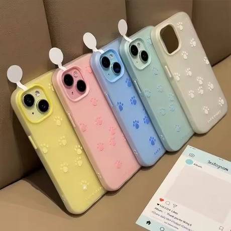 S75448 ゆるかわ肉球iPhoneケース
