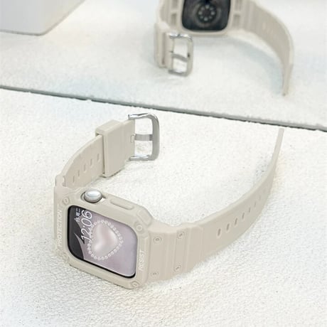 N00105 ホワイトプロテクト Apple Watchベルト
