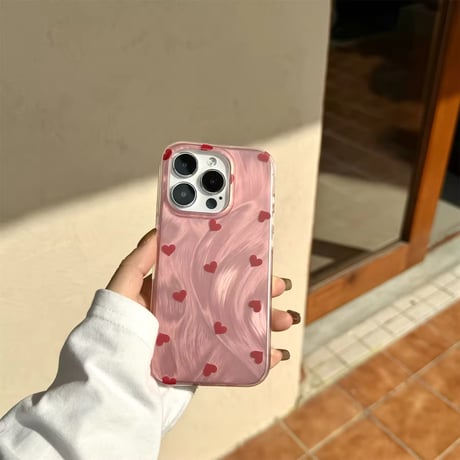 S74596 うるつやハートのきらめきiPhoneケース