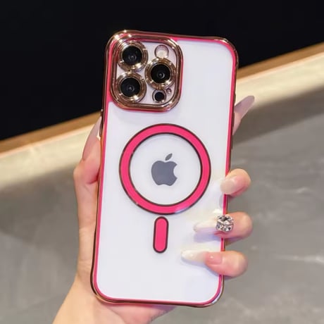 L62315 メタリックフレーム MagSafe対応 iPhoneケース