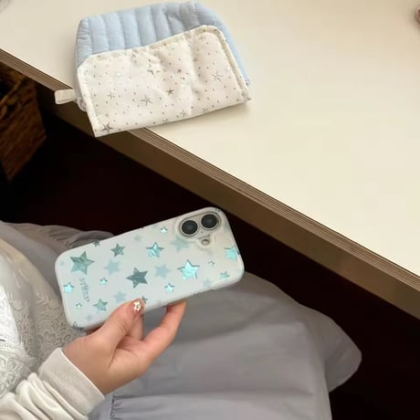 S75639 きらめきスター＆ドット iPhoneケース